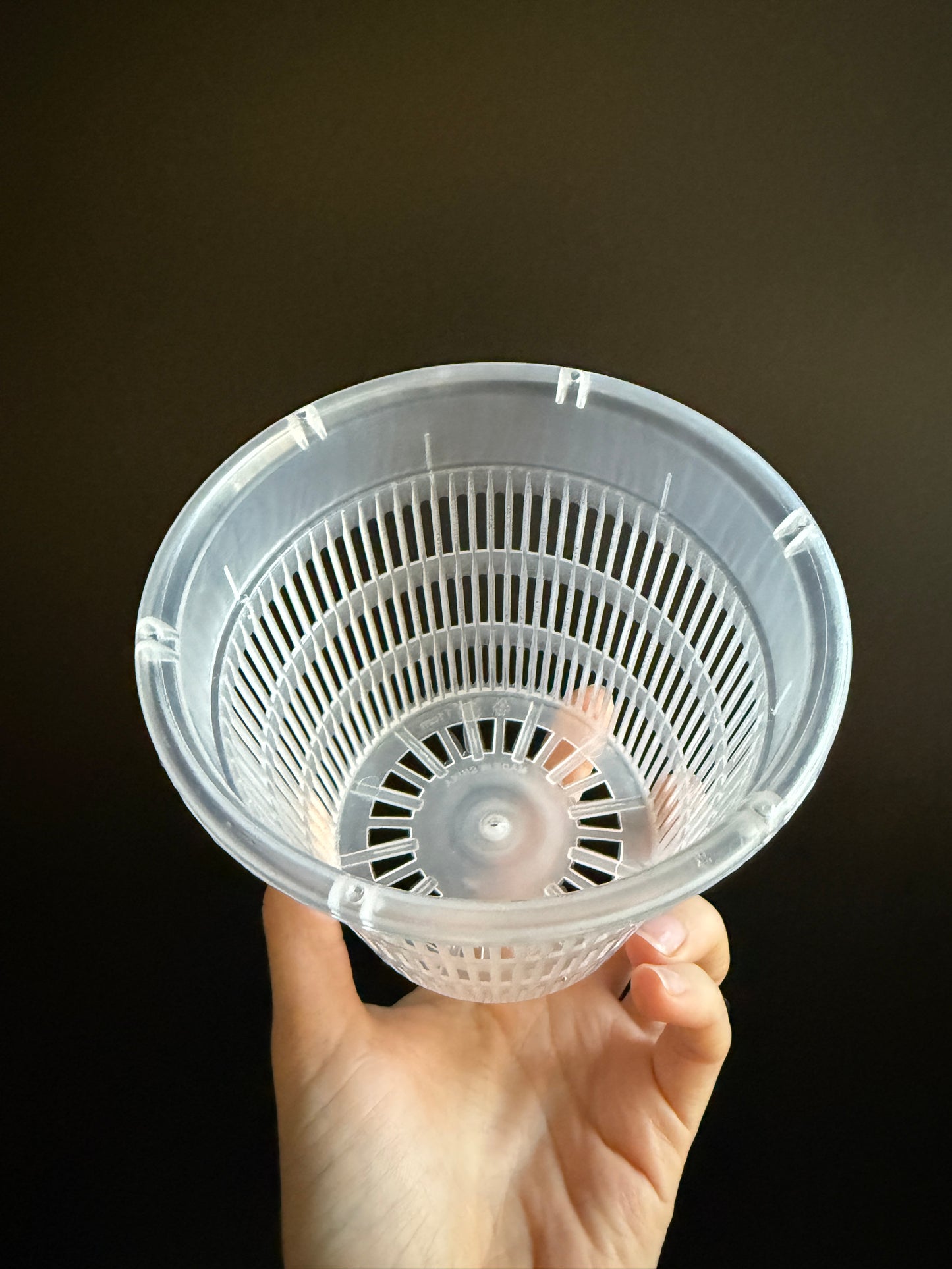 Pflanztopf transparent - Klarsichttopf