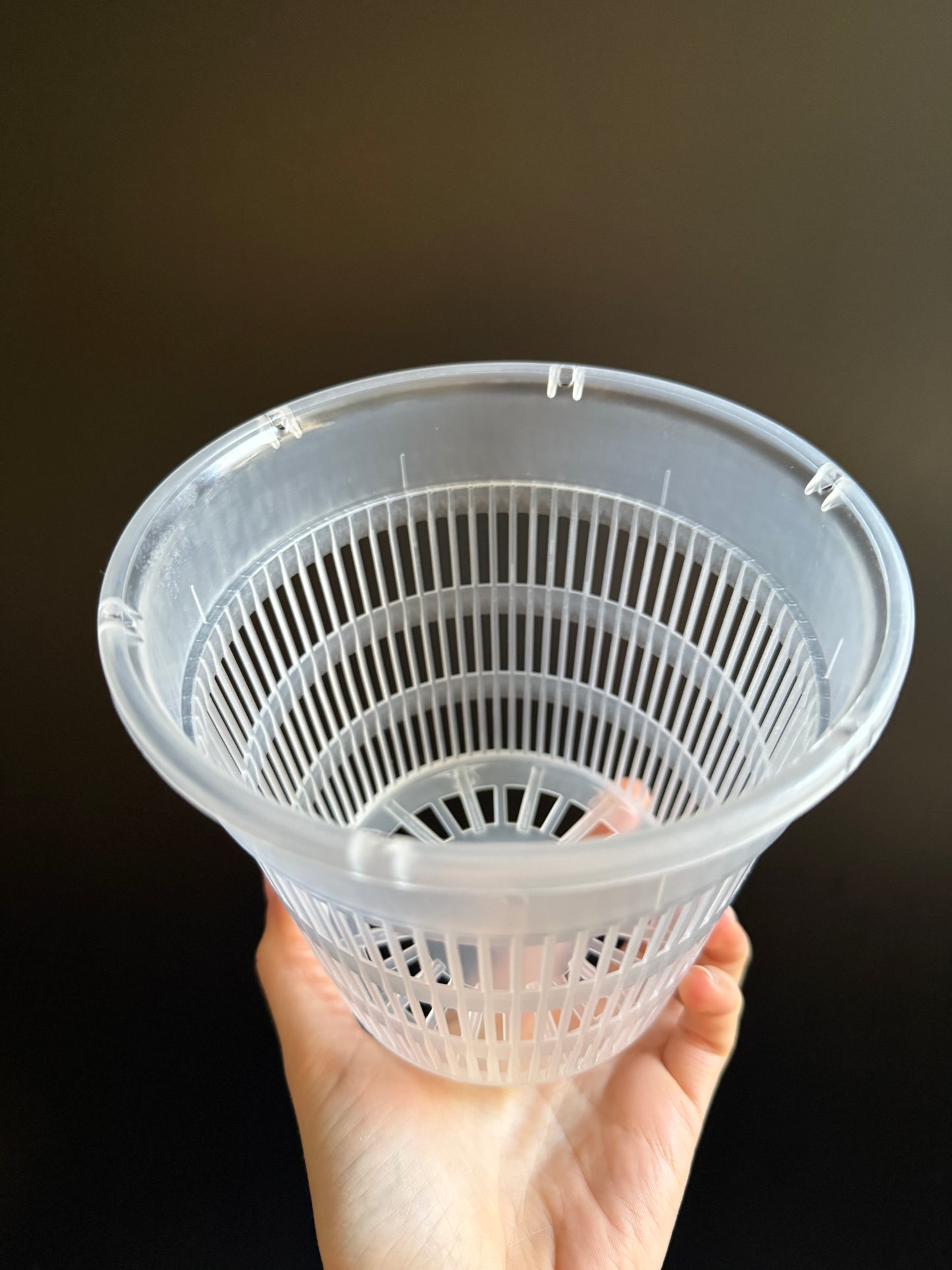 Pflanztopf transparent - Klarsichttopf - 14cm