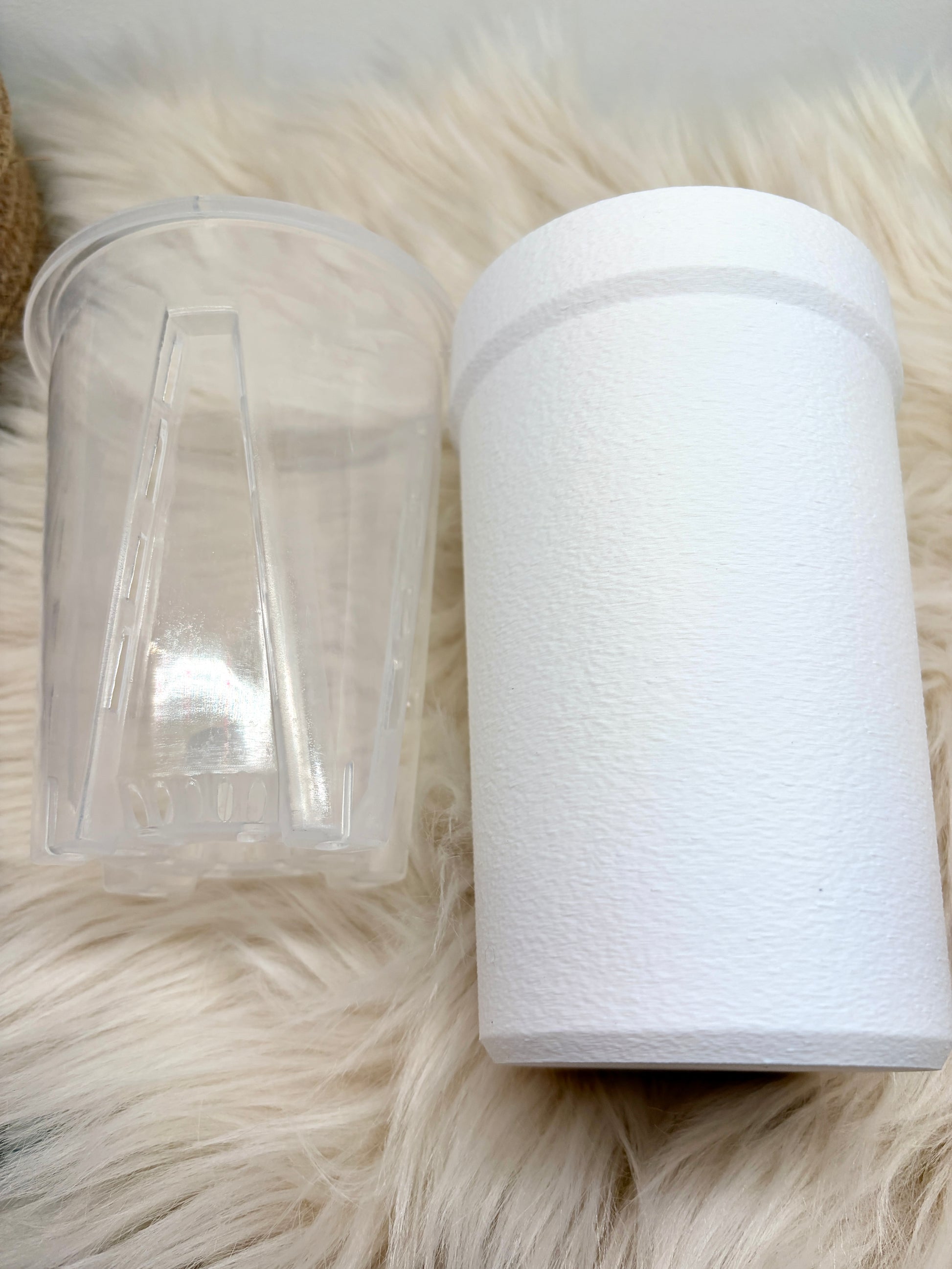 Selfwatering Pot 3D Print white